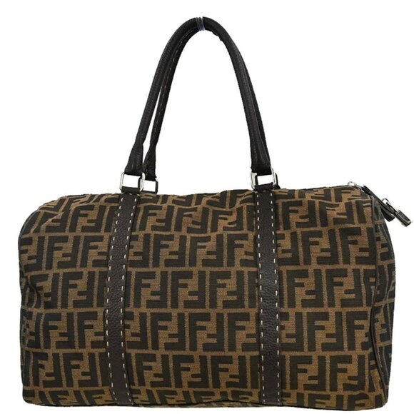 Fendi Brown Zucca Duffle Bag - Picture 2 of 10